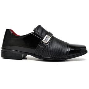 Chaussure Habillée Vernie Homme avec Boucle